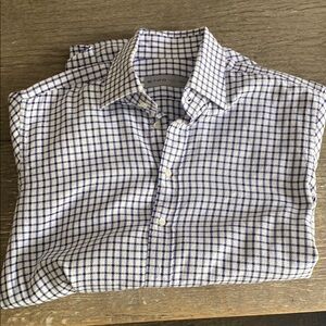 Etro Blue and White Casual Button Down Shirt
